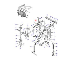 другая запчасть электрики potentiomètre trappe inverseur électrohydraulique (3714252M2) для трактора колесного MASSEY FERGUSON 6120 6130 6140 6150