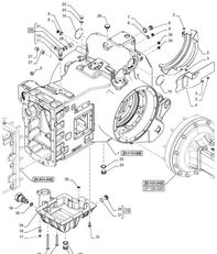 корпус КПП NEW HOLLAND (48026310) для трактора колесного NEW HOLLAND T6070